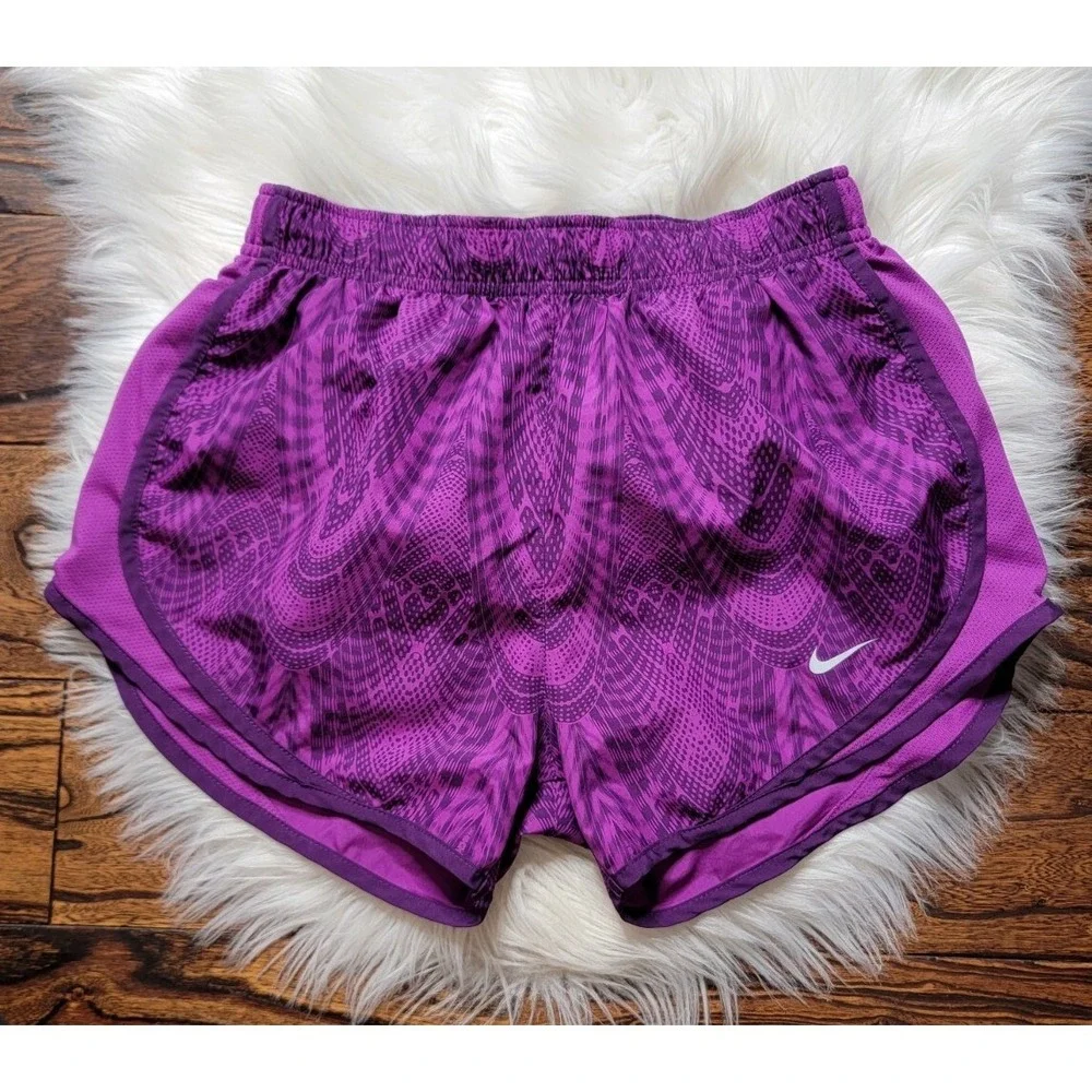 Nike Tempo Lined Running Athletic Shorts Women's Size Small Purple